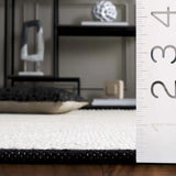 Safavieh Vermont 4'-0" x 6'-0" Rug in Ivory / Black