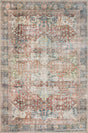 Loloi Loren Lq-14 Brick / Multi Rugs - main flat