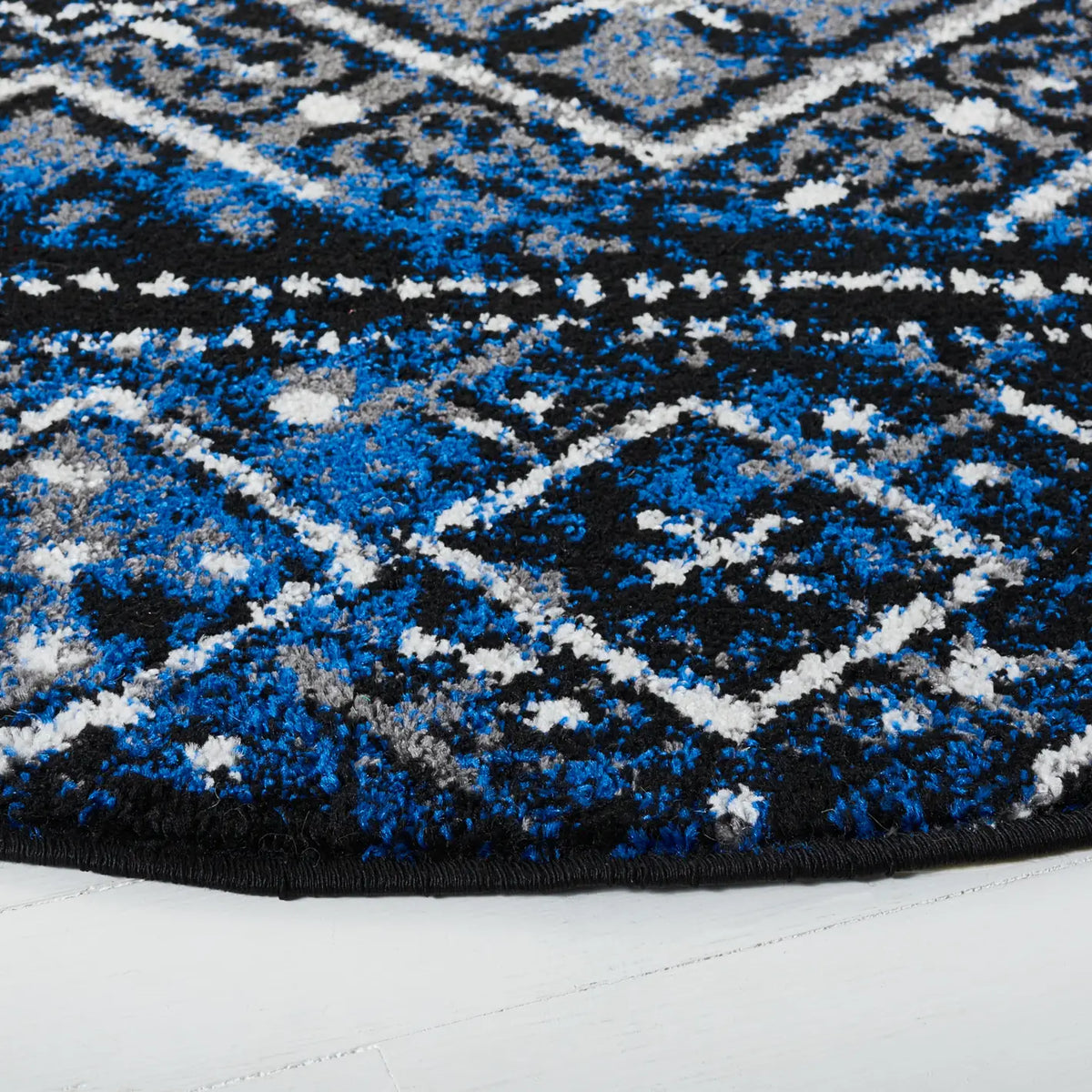 Safavieh Adirondack 6'-0" x 6'-0" Rug in Blue / Black