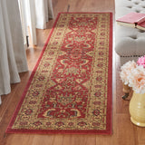 Safavieh Mahal 2'-2" x 10'-0" Rug in Red / Beige