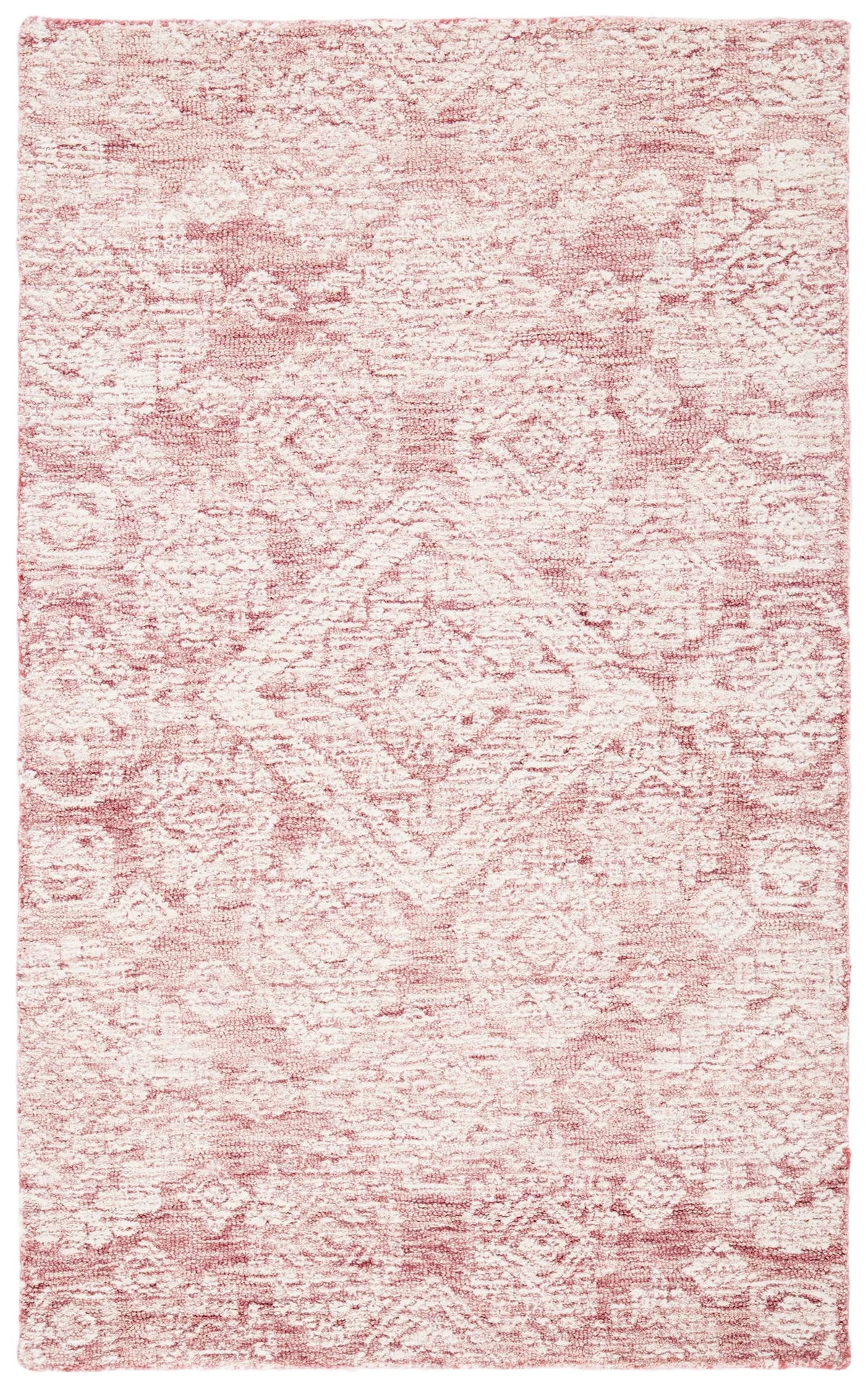 Safavieh Metro 3'-0" x 5'-0" Rug in Dark Pink / Ivory
