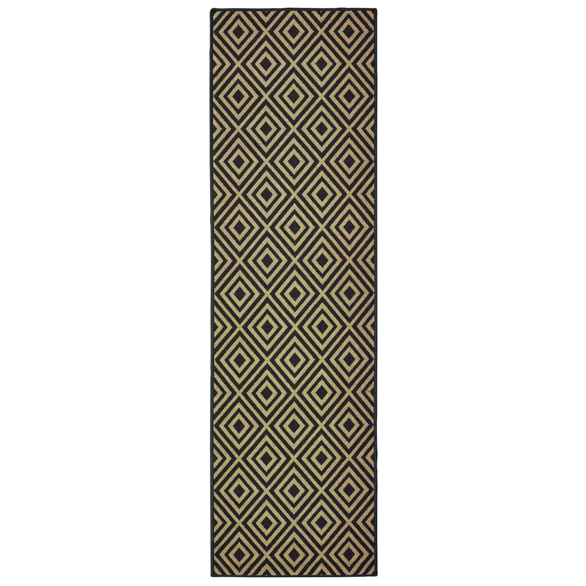 Oriental Weavers Sphinx Marina 2335K Black / Tan Rugs - runner