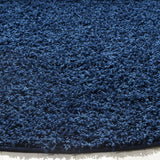 Safavieh Sga-Athens Shag 6'-7" x 6'-7" Rug in Navy