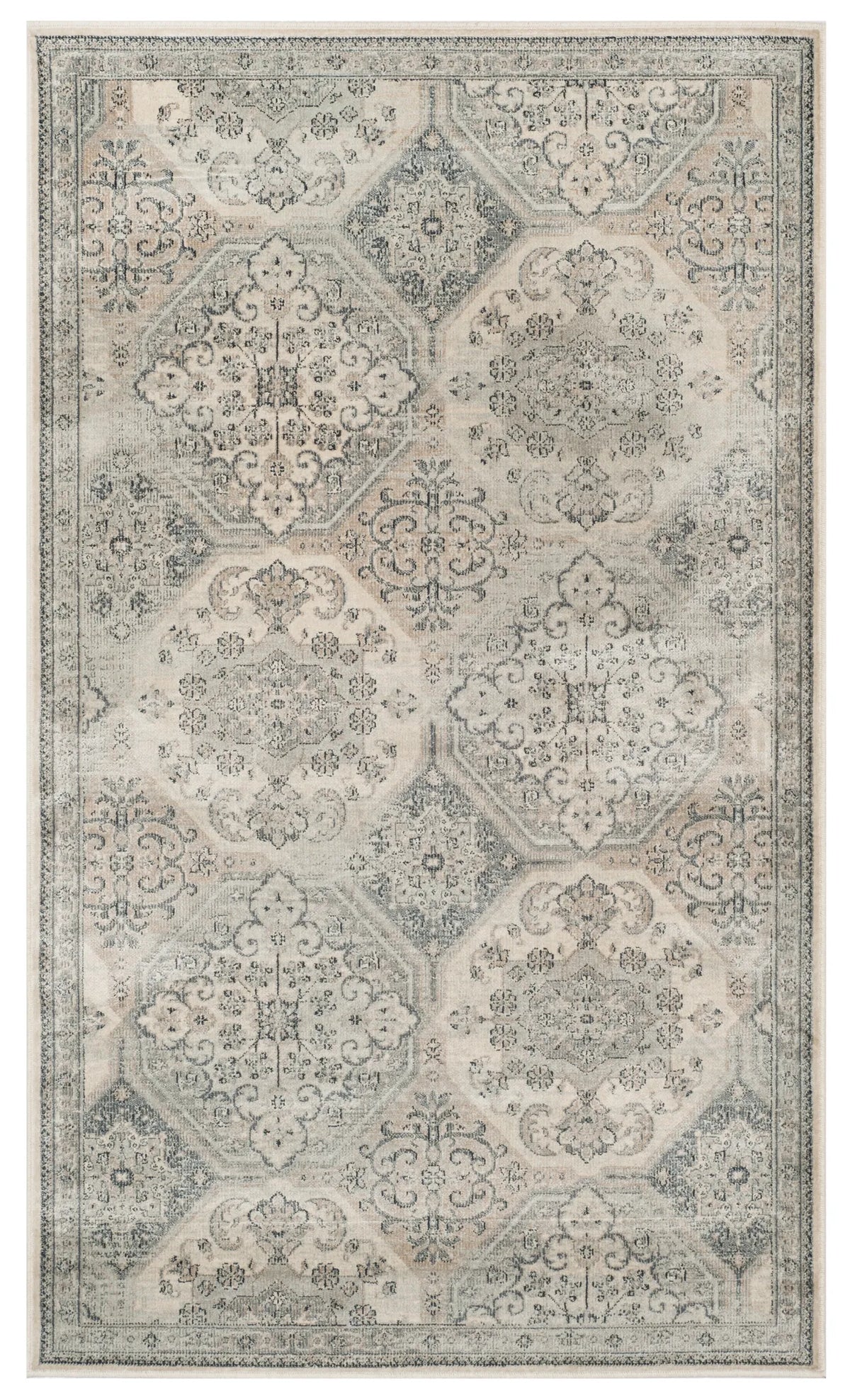 Safavieh Vintage 3'-3" x 5'-7" Rug in Cream / Blue
