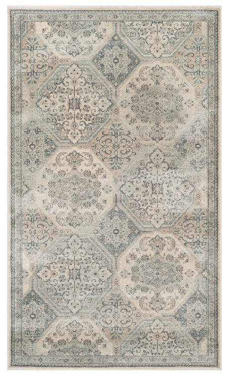 Safavieh Vintage 3'-3" x 5'-7" Rug in Cream / Blue