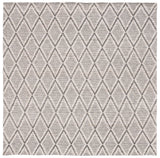Safavieh Marbella 6'-0" x 6'-0" Rug in Silver / Black