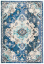Safavieh Madison 4'-0" x 6'-0" Rug in Navy / Ivory