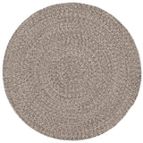 Safavieh Braided 3'-0" x 3'-0" Rug in Ivory / Beige