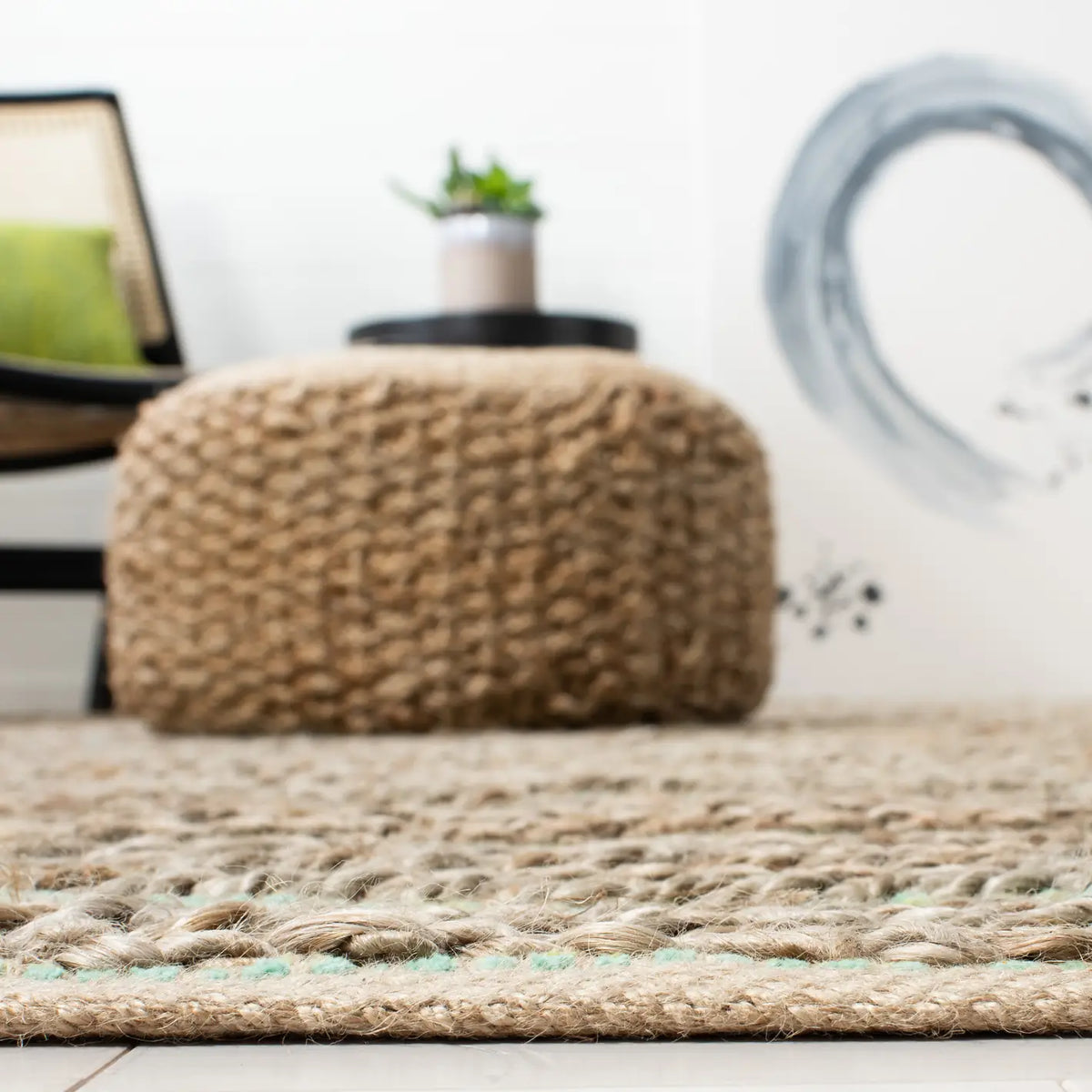 Safavieh Cape Cod 4'-0" x 6'-0" Rug in Green