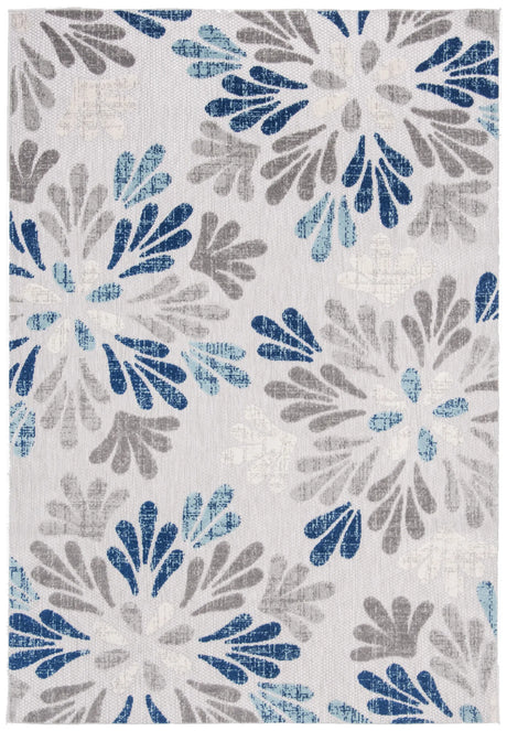 Safavieh Cabana 4'-0" x 6'-0" Rug in Grey / Blue