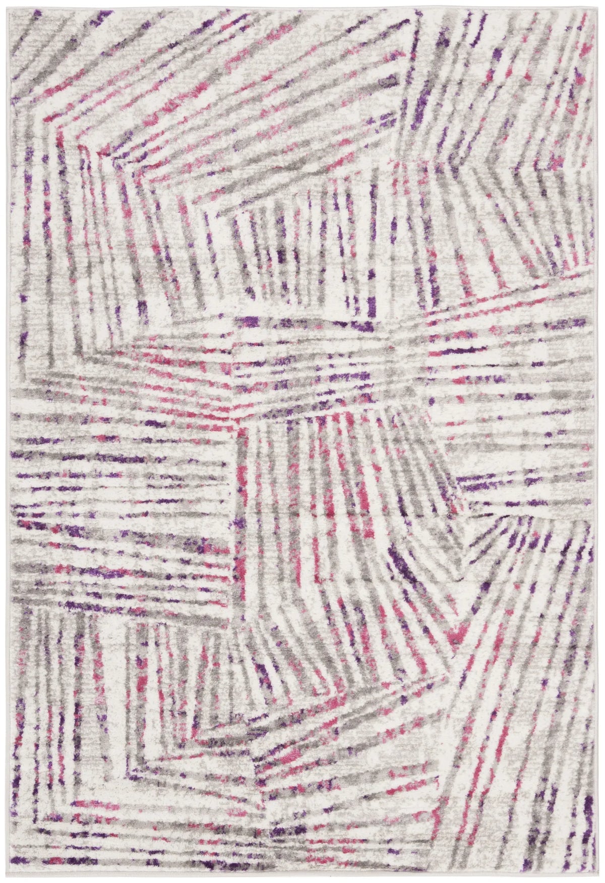 Safavieh Skyler 4'-0" x 6'-0" Rug in Grey / Pink