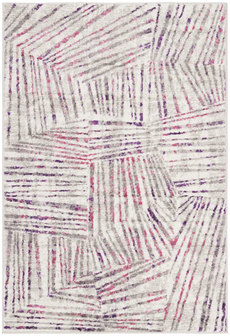 Safavieh Skyler 4'-0" x 6'-0" Rug in Grey / Pink