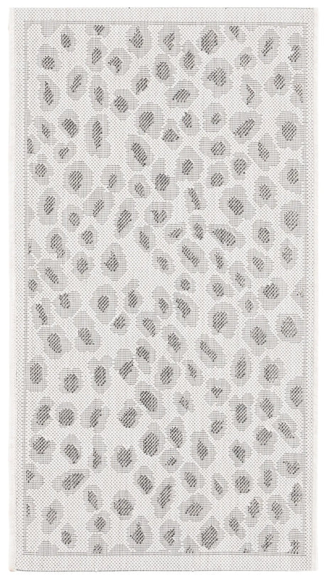 Safavieh Courtyard 2'-0" x 3'-7" Rug in Ivory / Grey
