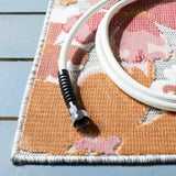 Safavieh Cabana 4'-0" x 6'-0" Rug in Grey / Rose