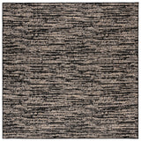 Safavieh Beach House 6'-7" x 6'-7" Rug in Black / Beige