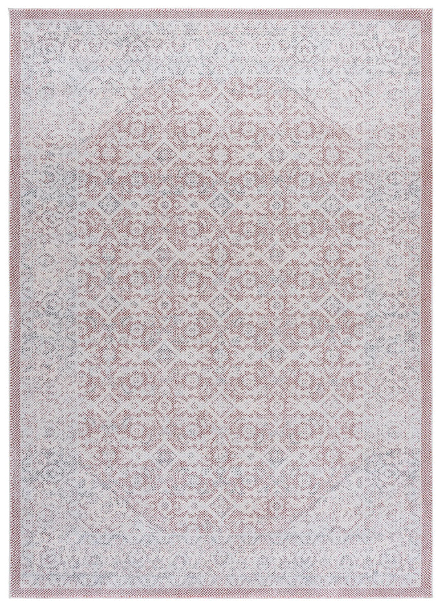 Safavieh Harrison 4'-0" x 6'-0" Rug in Red / Ivory