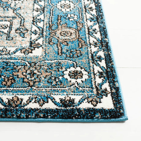 Safavieh Vintage Hamadan 4'-0" x 6'-0" Rug in Blue / Ivory