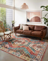 Loloi Zion Zio-05 Red/Multi Rugs - room scene 1