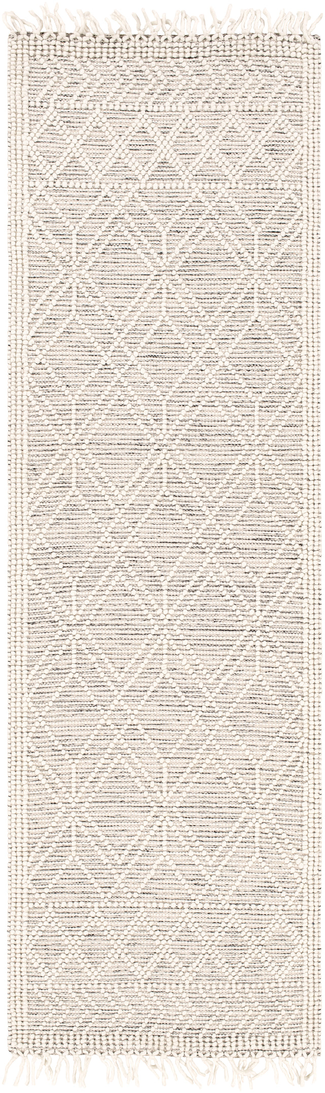 Surya Casa Decampo Cdc-2301 Ivory, Black Rug.