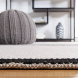Safavieh Natura 4'-0" x 6'-0" Rug in Ivory / Black