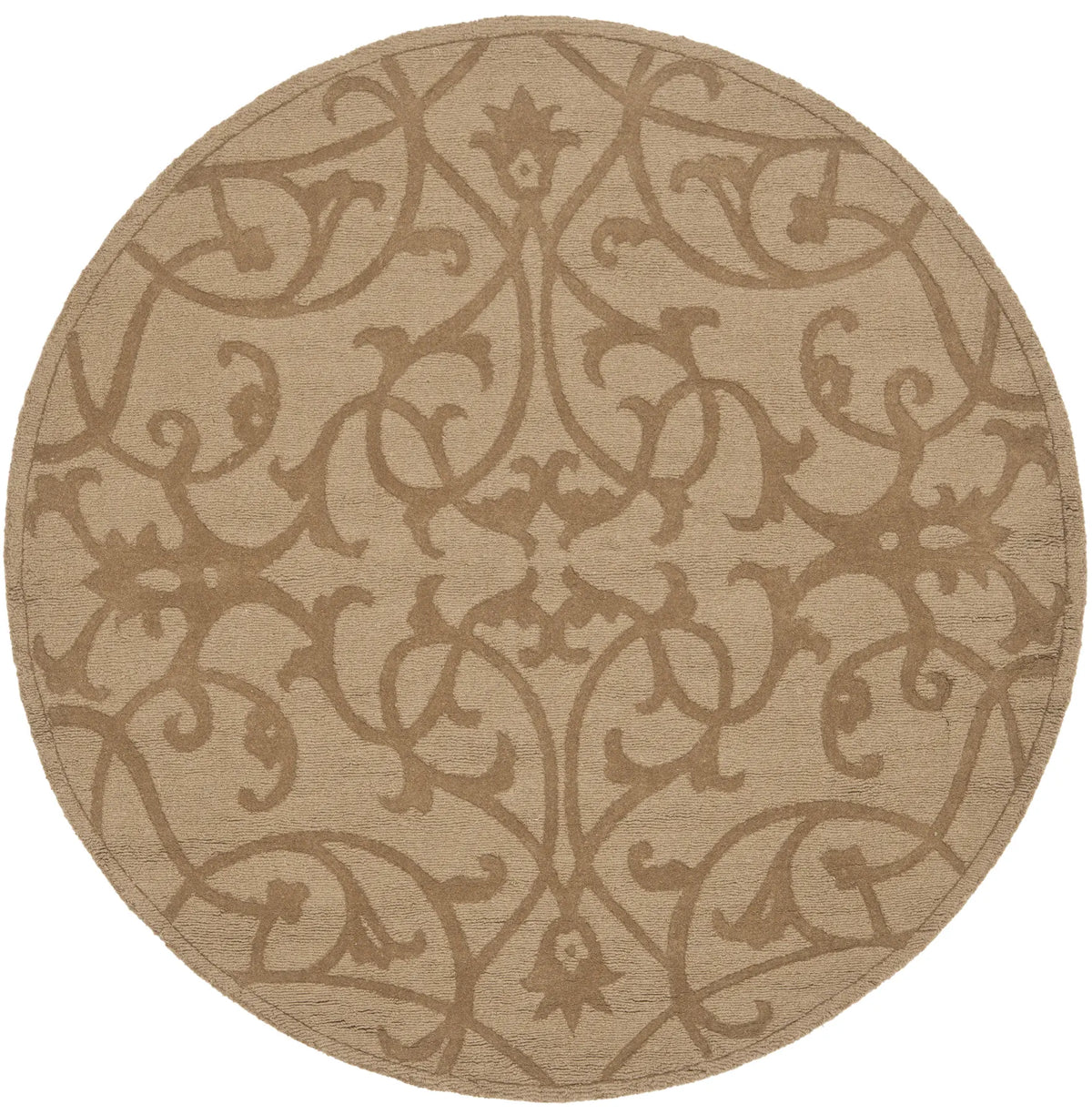 Safavieh Impressions 5'-0" x 5'-0" Rug in Light Brown