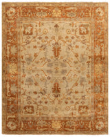 Safavieh Oushak 10'-0" x 14'-0" Rug in Ivory / Rust