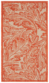 Safavieh Courtyard 2'-0" x 3'-7" Rug in Natural / Terra