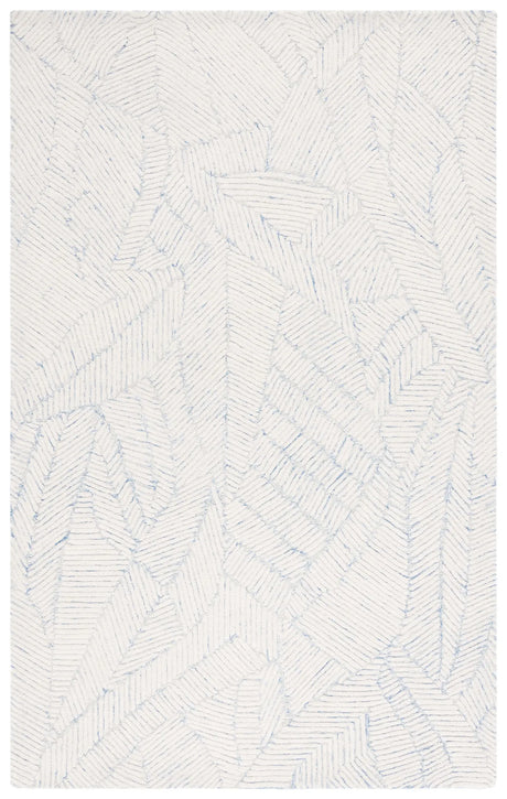 Safavieh Ebony 4'-0" x 6'-0" Rug in Blue / Ivory