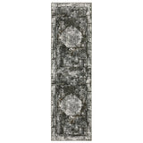 Oriental Weavers Gemini 090O2 Charcoal/ Grey Rug - runner
