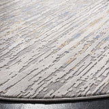 Safavieh Meadow 100 6'-7" x 6'-7" Rug in Grey / Gold