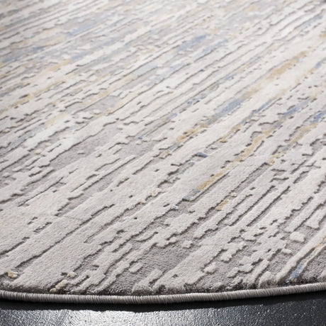 Safavieh Meadow 100 6'-7" x 6'-7" Rug in Grey / Gold