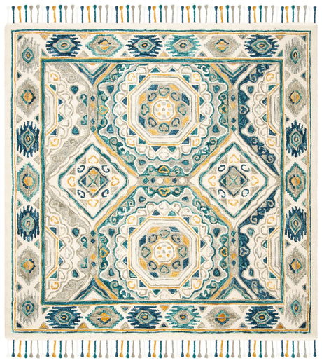 Safavieh Aspen 7'-0" x 7'-0" Rug in Ivory / Charcoal