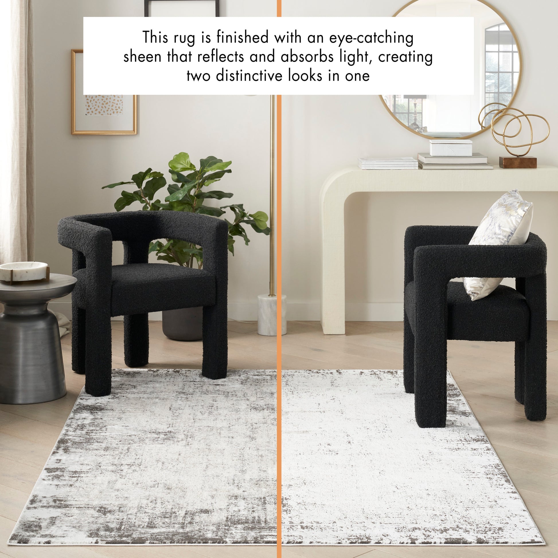 Nourison Desire Dsr05 Grey/Ivory Area Rug