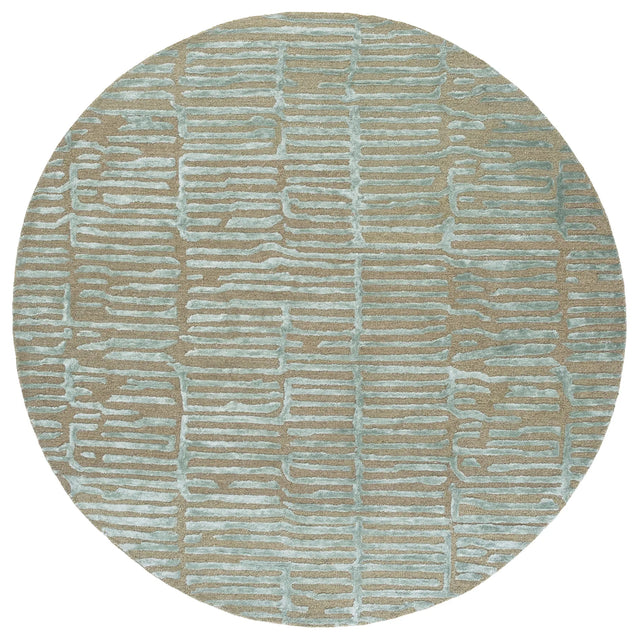 Safavieh Soho 6'-0" x 6'-0" Rug in Green / Brown