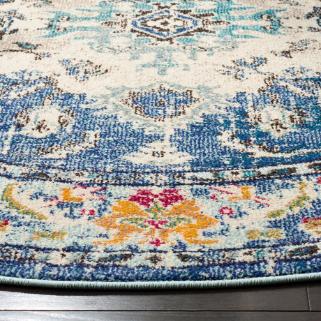 Safavieh Monaco 10'-0" x 10'-0" Rug in Navy / Light Blue