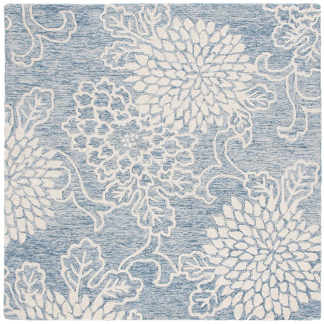 Safavieh Jardin 6'-0" x 6'-0" Rug in Blue / Ivory