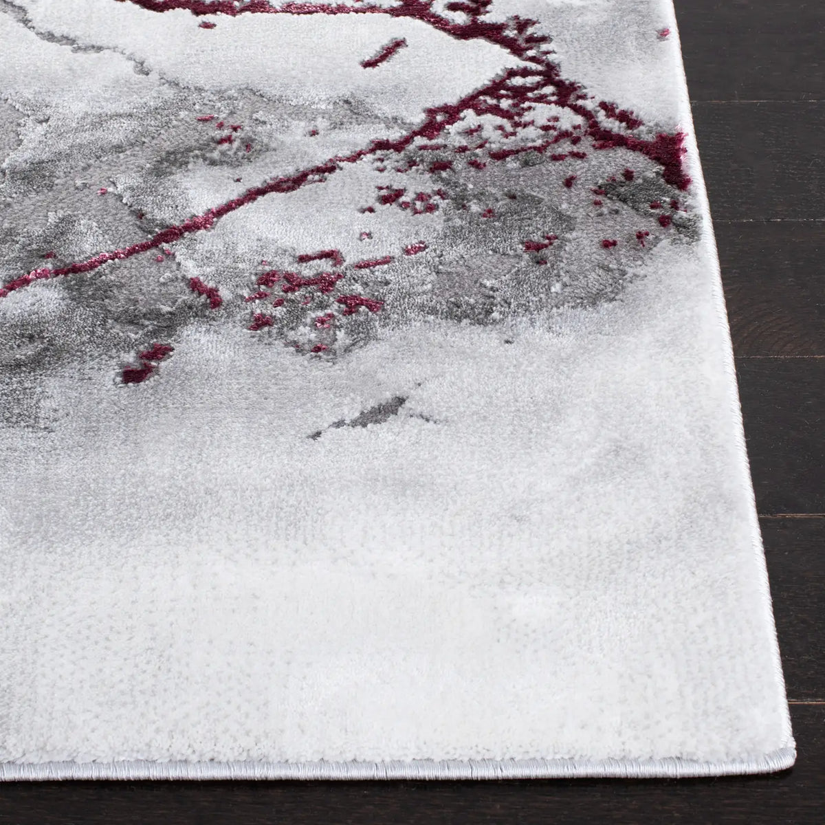 Safavieh Craft 4'-0" x 6'-0" Rug in Grey / Wine