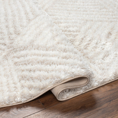 Surya Cloudy Shag Cdg-2319 Off-White, Pearl Rug.