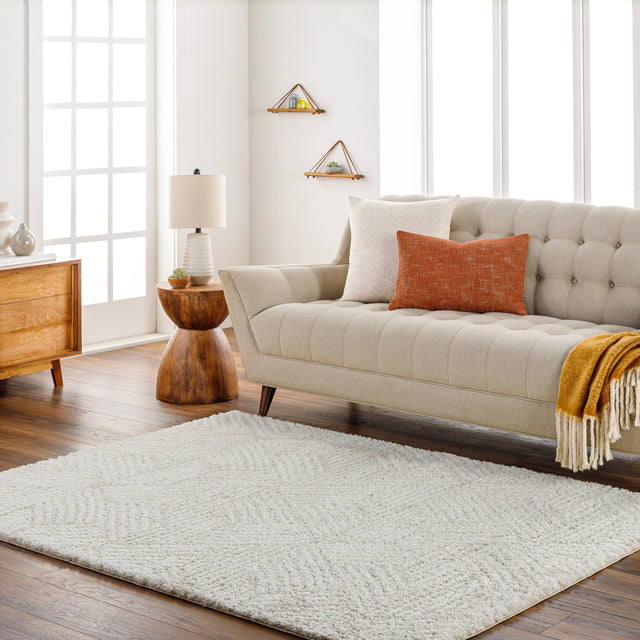 Surya Cloudy Shag Cdg-2319 Off-White, Pearl Rug.