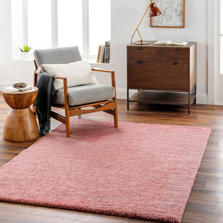 Surya Cloudy Shag Cdg-2321 Light Wood, Camel, Tan, Rose Gold, Natural Rug.