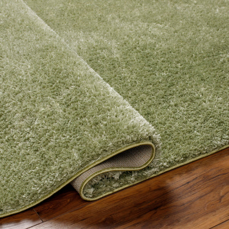 Surya Cloudy Shag Cdg-2322 Sage, Khaki, Nickel Rug.