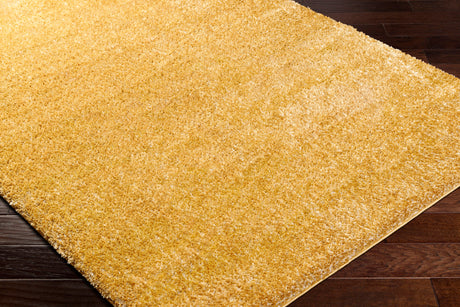 Surya Cloudy Shag Cdg-2323 Brass, Light Wood, Camel, Tan Rug.