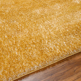 Surya Cloudy Shag Cdg-2323 Brass, Light Wood, Camel, Tan Rug.