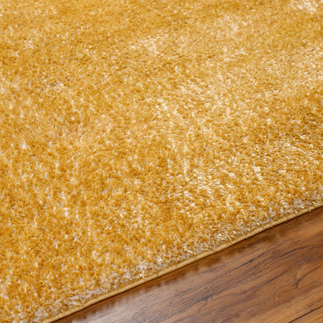 Surya Cloudy Shag Cdg-2323 Brass, Light Wood, Camel, Tan Rug.