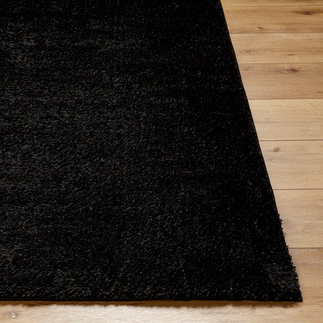 Surya Cloudy Shag Cdg-2324 Jet Black Rug.