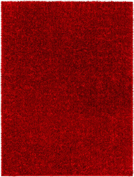 Surya Cloudy Shag Cdg-2325 Dark Red, Bronze Rug.