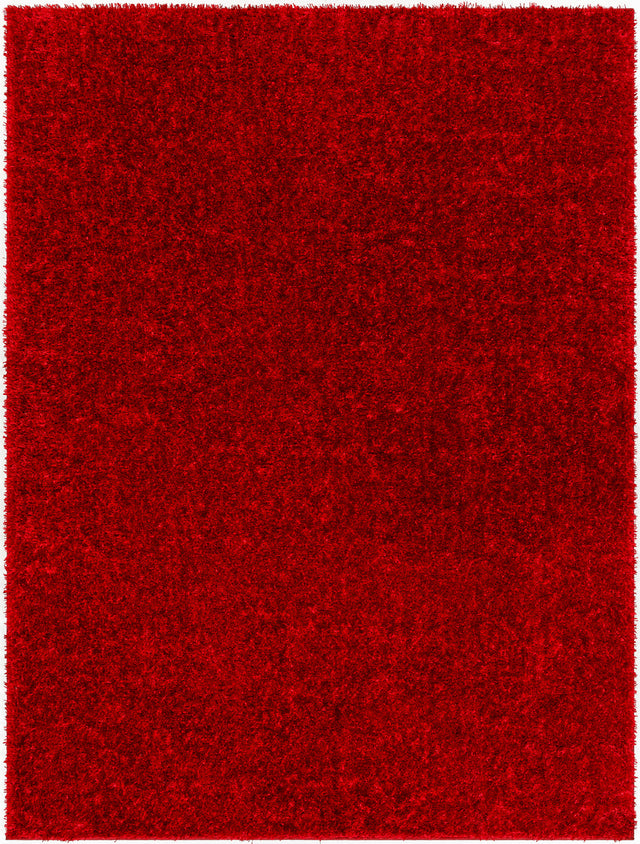 Surya Cloudy Shag Cdg-2325 Dark Red, Bronze Rug.