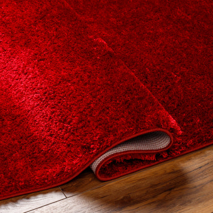 Surya Cloudy Shag Cdg-2325 Dark Red, Bronze Area Rug