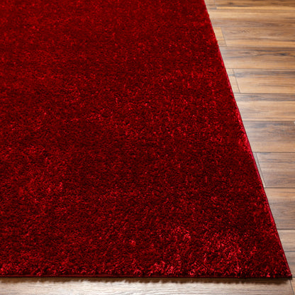 Surya Cloudy Shag Cdg-2325 Dark Red, Bronze Area Rug