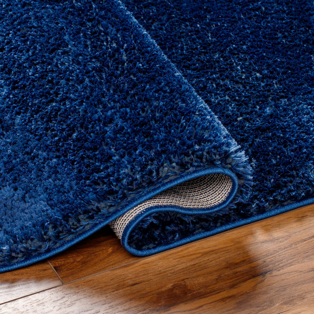 Surya Cloudy Shag Cdg-2326 Marine Blue, Midnight Blue Rug.